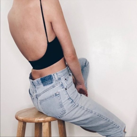 Bralette Open Back Tank Top Seamless Wireless Bra - Picture 4 of 8